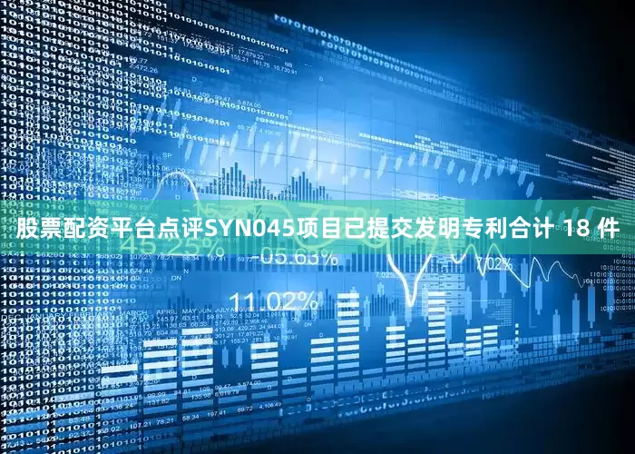 股票配资平台点评SYN045项目已提交发明专利合计 18 件