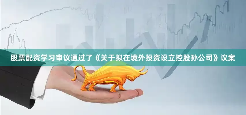 股票配资学习审议通过了《关于拟在境外投资设立控股孙公司》议案