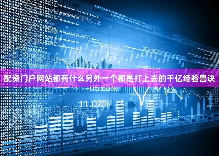 配资门户网站都有什么另外一个都是打上去的千亿经验兽诀